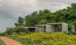 Accommodation for visitors at the La Plantation Villa in Kampot