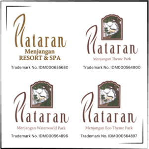 Plataran’s registered trademarks associated with their offerings in Menjangan, Indonesia 